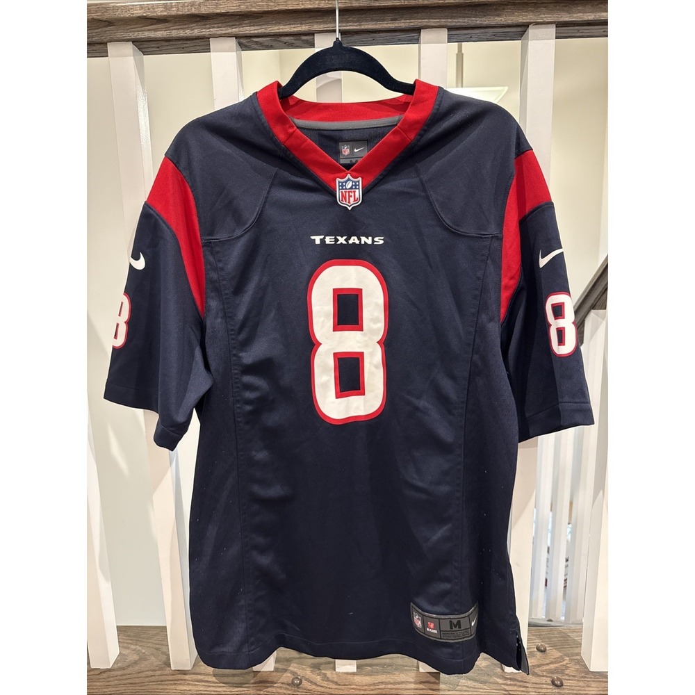 NFL Houston Texans Men's Sz M MATT SCHAUB Nike On Field Jersey Blue